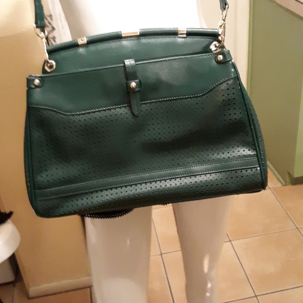 Segolene en cuir Paris Leather Shoulder Bag.